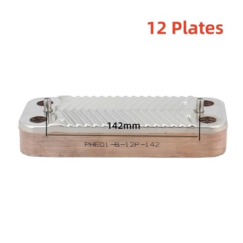 10/12/16 Platten Gaskessel Teile Wärmetauscher for Vaillant Gaskessel Ersatz(Silver) von FNWXGMFZ