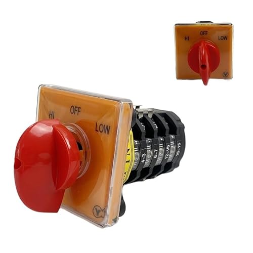 FNWXGMFZ 20A 4 Pole High Und Low Dual Speed ​​Fräsmaschine Umwandlung Kombination Schalter Maschine Werkzeug Universal von FNWXGMFZ
