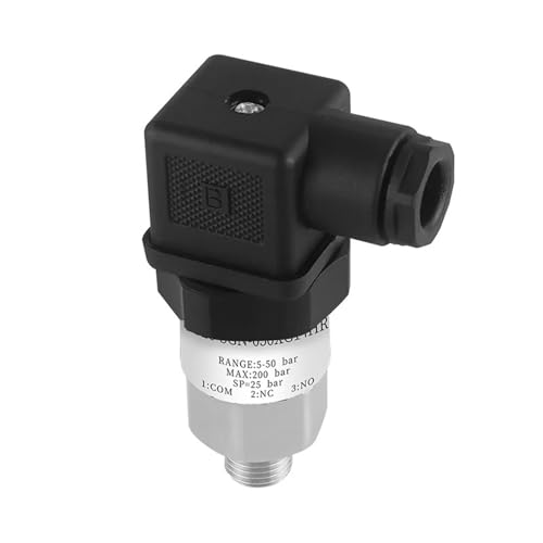 FNWXGMFZ 5bar 12bar Standard Mechanischer Druckschalter Edelstahlmembran Einstellbare Öl-Wasser-Membran Kolbendruckregelung(G1-4 thread,1-12bar) von FNWXGMFZ