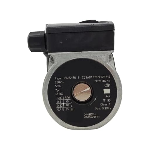 UPS15-50/60 Universal Wand-Montiert Kessel Wasser Pumpe Umwälzmotor Wasser Pumpe(Gold) von FNWXGMFZ
