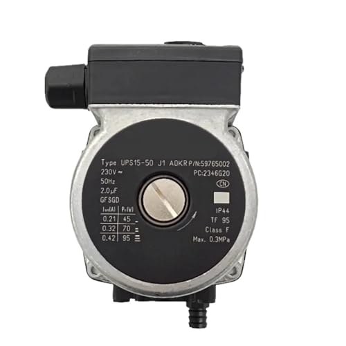 UPS15-50/60 Universal Wand-Montiert Kessel Wasser Pumpe Umwälzmotor Wasser Pumpe(Gray) von FNWXGMFZ