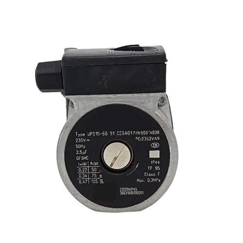 UPS15-50/60 Universal Wand-Montiert Kessel Wasser Pumpe Umwälzmotor Wasser Pumpe(Silver) von FNWXGMFZ