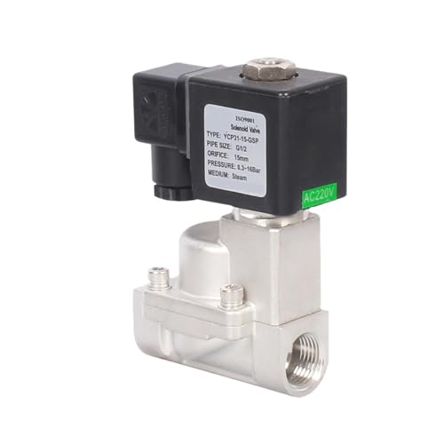 YCP31-25 Pilotkolbendampf Magnetventil aus Kupfer oder Edelstahl 304(DC12V_BRASS) von FNWXGMFZ