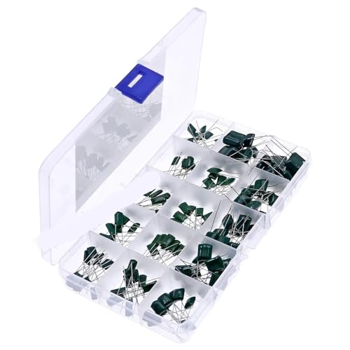 150pcs 100V 15Kinds Polyester Film Capacitor assorted kit 0.33nF 0.47nF 0.56nF 1nF 3.9nF 6.8nF 10nF 22nF 47nF 100nF 150nF 470nF FNYUVNFAF von FNYUVNFAF