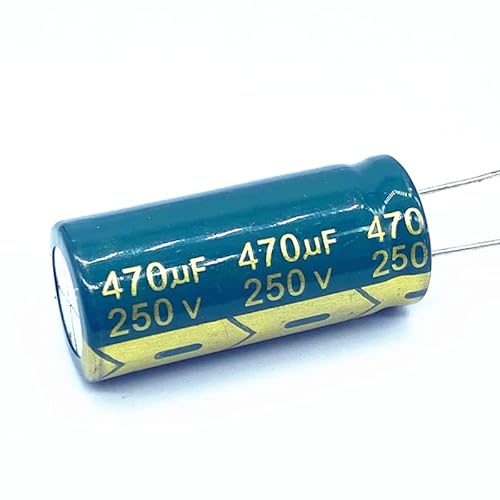 2pcs/lot high frequency low impedance 250v 470UF aluminum electrolytic capacitor size 18 * 40 von FNYUVNFAF