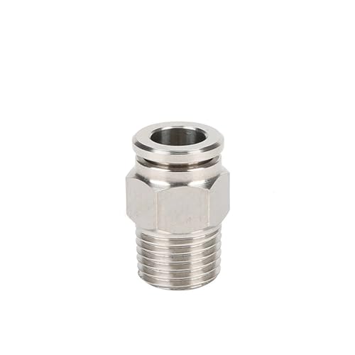 FNYUVNFAF 1/4" NPT Male x 9.52mm PU Tube Pneumatic 304L Push In Quick Connector Release Air Fitting Plumbing FNYUVNFAF 1/4" NPT Male x 9.52mm PU Tube Pneumatic 304L Push In Quick Connector Release Air Fitting Plumbing von FNYUVNFAF