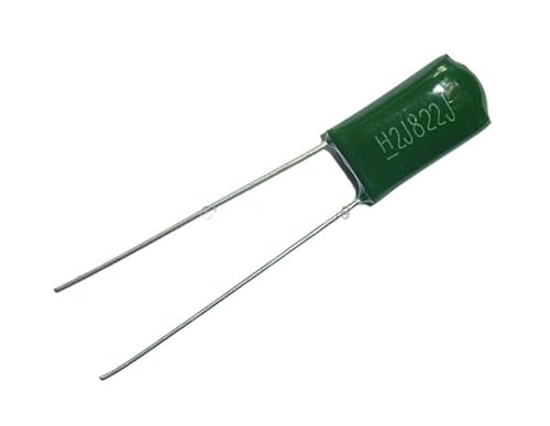 FNYUVNFAF 100pcs Mylar Film Capacitor 630V 2J822J 8200pF 8.2nF 2J822 5% Polyester Film Capacitor von FNYUVNFAF