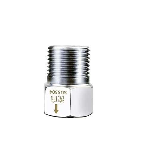 FNYUVNFAF 1pc SS304 Male Female Thread Check Valve 1/2" BSP One Way Non-Return Valve FNYUVNFAF 1pc SS304 Male Female Thread Check Valve 1/2" BSP One Way Non-Return Valve von FNYUVNFAF
