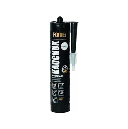 Tegra Fome Flex Kautschuk ALL SEASON Dichtstoff transparent 300 ml von FOAM