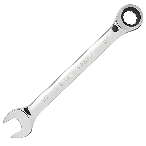 FOCMKEAS 1/2 Zoll Ratschen-Ringmaulschlüssel SAE 72 Zähne 12 Punkt Ratsche Box Ended und Open End Schraubenschlüssel Werkzeuge für engen Raum, wärmebehandelt CR-V FOCMKEAS 1/2 Zoll Ratschen-Ringmaulschlüssel SAE 72 Zähne 12 Punkt Ratsche Box Ended und Open End Schraubenschlüssel Werkzeuge für engen Raum, wärmebehandelt CR-V von FOCMKEAS