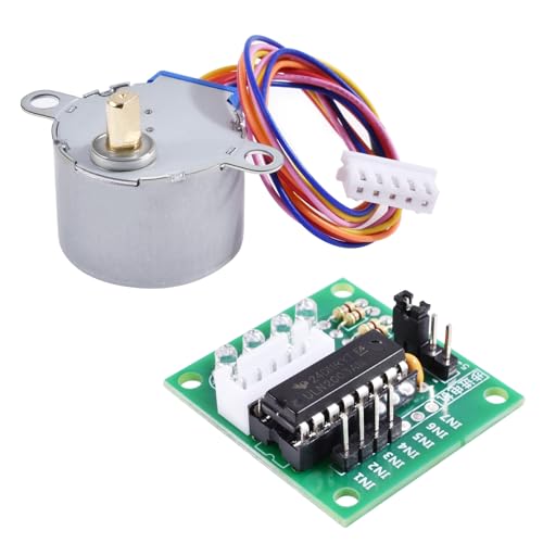 FOCMKEAS 1 Sets 24BYJ48 DC 12V Micro Reducer Stepper Motor + ULN2003 Driver Board 4 Phase 5 Wire Mini Reduction Stepper Motor Speed Reduction Stepping Motors for Wireless Camera Air Conditioner DIYBB FOCMKEAS 1 Sets 24BYJ48 DC 12V Micro Reducer Stepper Motor + ULN2003 Driver Board 4 Phase 5 Wire Mini Reduction Stepper Motor Speed Reduction Stepping Motors for Wireless Camera Air Conditioner DIYBB von FOCMKEAS