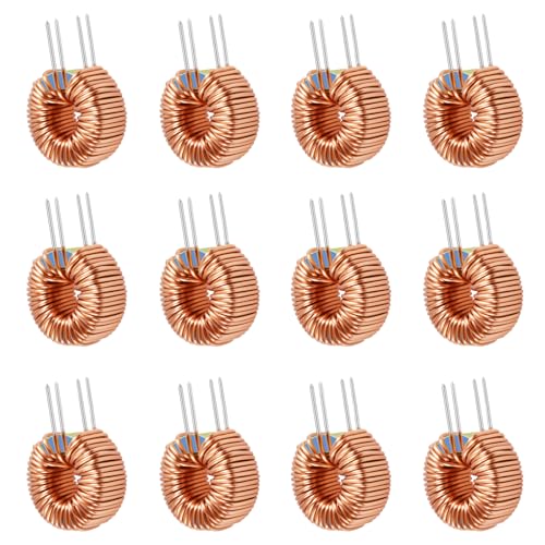 FOCMKEAS 12 Stück Vertikale Toroid Magnetische 150uh 5A Induktivitätsspule Toroid Core Induktor Kit Toroid Induktor für DIY Leiterplatten-Transformatoren FOCMKEAS 12 Stück Vertikale Toroid Magnetische 150uh 5A Induktivitätsspule Toroid Core Induktor Kit Toroid Induktor für DIY Leiterplatten-Transformatoren von FOCMKEAS