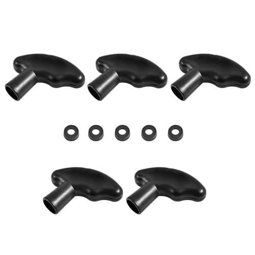 FOCMKEAS 5 x Premium-Startergriff für Benzinmotor, Rückstoßstarter, Ziehgriff passend für Kettensägen, Rasenmäher, Trimmer, Generatoren FOCMKEAS 5 x Premium-Startergriff für Benzinmotor, Rückstoßstarter, Ziehgriff passend für Kettensägen, Rasenmäher, Trimmer, Generatoren von FOCMKEAS