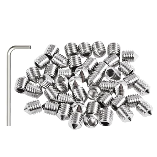 FOCMKEAS 50 Stück M6 × 6 mm 304 Edelstahl Innensechskantschrauben mit Innensechskantschlüssel für Wartung zu Hause, Präzisionsinstrumente und industrielle Ausrüstung FOCMKEAS 50 Stück M6 × 6 mm 304 Edelstahl Innensechskantschrauben mit Innensechskantschlüssel für Wartung zu Hause, Präzisionsinstrumente und industrielle Ausrüstung von FOCMKEAS