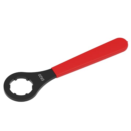 FOCMKEAS O-Typ-Schraubenschlüssel, ER20 Schraubenschlüssel für ER20 Spannzangenfutter, Spannmutter mit rotem rutschfestem Griff, CNC-Schraubenschlüssel FOCMKEAS O-Typ-Schraubenschlüssel, ER20 Schraubenschlüssel für ER20 Spannzangenfutter, Spannmutter mit rotem rutschfestem Griff, CNC-Schraubenschlüssel von FOCMKEAS