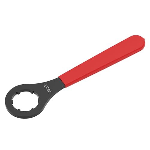 FOCMKEAS O-Typ-Schraubenschlüssel, ER32 Schraubenschlüssel für ER32 Spannzangenfutter, Spannmutter mit rotem rutschfestem Griff, CNC-Schraubenschlüssel FOCMKEAS O-Typ-Schraubenschlüssel, ER32 Schraubenschlüssel für ER32 Spannzangenfutter, Spannmutter mit rotem rutschfestem Griff, CNC-Schraubenschlüssel von FOCMKEAS