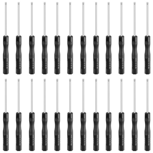FOCMKEAS Schlitzschraubendreher, magnetisch, 2 x 2 mm, magnetische Spitze, Präzisionsbearbeiteter Elektriker-Schraubendreher für die Reparatur von Geräten, 84 mm lang, 24 Stück FOCMKEAS Schlitzschraubendreher, magnetisch, 2 x 2 mm, magnetische Spitze, Präzisionsbearbeiteter Elektriker-Schraubendreher für die Reparatur von Geräten, 84 mm lang, 24 Stück von FOCMKEAS