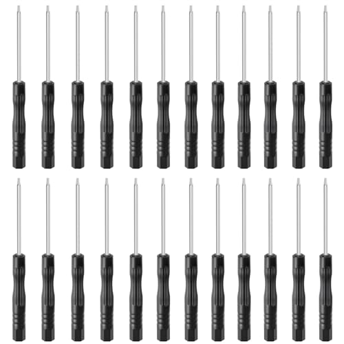 FOCMKEAS Torx-Schraubendreher, magnetisch, T5, 2 mm, magnetische Spitze, Präzisionsbearbeiteter Elektriker-Schraubendreher für die Reparatur von Geräten, 84 mm lang, 24 Stück FOCMKEAS Torx-Schraubendreher, magnetisch, T5, 2 mm, magnetische Spitze, Präzisionsbearbeiteter Elektriker-Schraubendreher für die Reparatur von Geräten, 84 mm lang, 24 Stück von FOCMKEAS