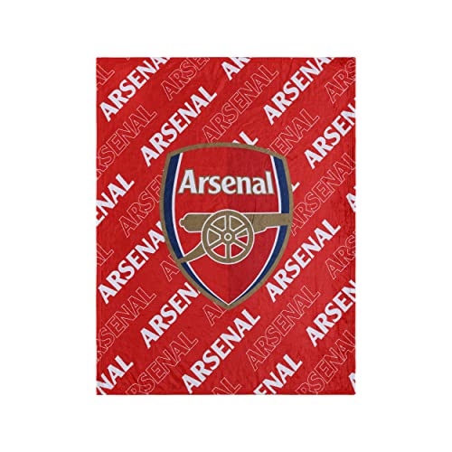 Arsenal FC EPL Supreme Slumber Plush Throw Blanket von FOCO