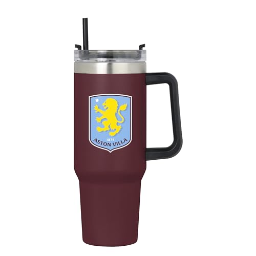 FOCO Offiziell lizenziertes Aston Villa FC Fußball-Reisebecher, 1,1 l FOCO Offiziell lizenziertes Aston Villa FC Fußball-Reisebecher, 1,1 l von FOCO