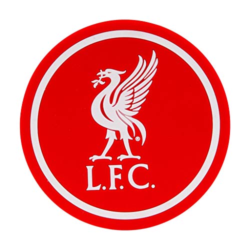 Liverpool F.C. Untersetzer, rund, aus weichem Gummi, 2 Stück von FOCO