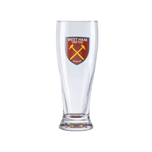 West Ham United FC Wappen auf Glas von FOCO