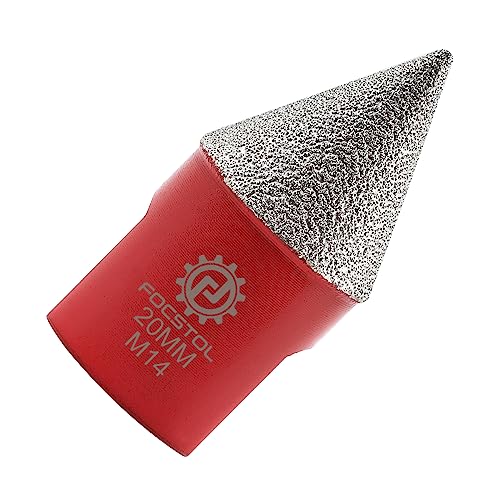 FOCSTOL Diamant Fasenbohrer 20mm – Diamant Fliesenbohrer für Porzellan Keramik Fliesen Marmor Granit M14 Gewinde für Winkelschleifer FOCSTOL Diamant Fasenbohrer 20mm – Diamant Fliesenbohrer für Porzellan Keramik Fliesen Marmor Granit M14 Gewinde für Winkelschleifer von FOCSTOL