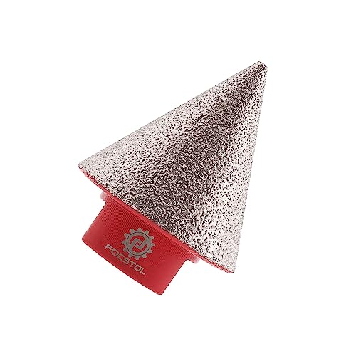 FOCSTOL Diamant Fasenbohrer - 35mm Diamant Fingerfräser zum Vergrößern Formen Trimmen Vorhandene Löcher in Fliesen Porzellan Keramik Granit Marmor M14 Gewinde von FOCSTOL