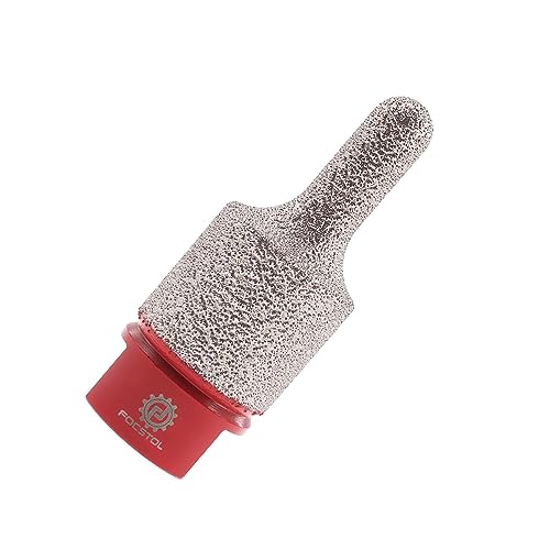 FOCSTOL Diamant Fingerfräser - 10-25mm Diamant Fingerbohrer zum Vergrößern Schleifen und Formen Vorhandener Löcher in Fliesen Porzellan Keramik Marmor Granit M14 Gewinde von FOCSTOL