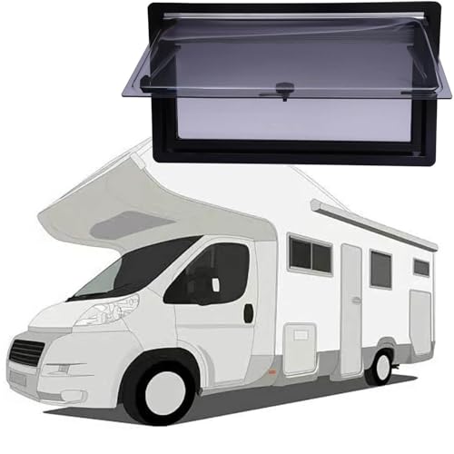 Autofenster, RV Seite Externe Push Fenster Rollo Und Fliegengitter Schwarz Und Weiß Mehrere Größen(500 * 500mm) von FOELANNE