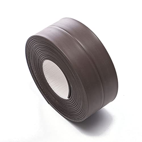 Badezimmerversiegelung Klebeband selbst klebt, Bad Küche PVC Selbstklebende Dichtungsstreifen Multicolor(K Gray) von FOELANNE
