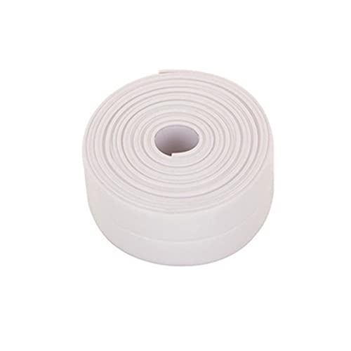 Badezimmerversiegelung Klebeband selbst klebt, Selbstklebende Dichtungsstreifen for Küche, Bad, Toilette, mehrfarbig(White) von FOELANNE