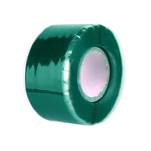 Badezimmerversiegelung Klebeband selbst klebt, Selbstverschmelzendes Klempnerband aus Silikon, mehrfarbig, mehrere Größen(Green,1.5M-25MM) von FOELANNE