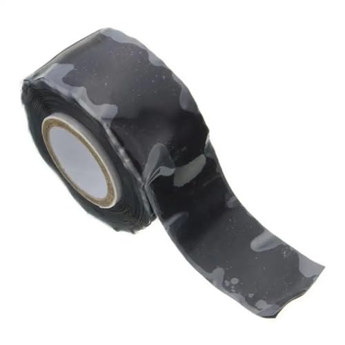 Badezimmerversiegelung Klebeband selbst klebt, Silikon-Rohrreparaturband, wasserdicht, Leckreparatur, mehrfarbig, mehrere Größen(Black,3METERS-2.5CM) von FOELANNE