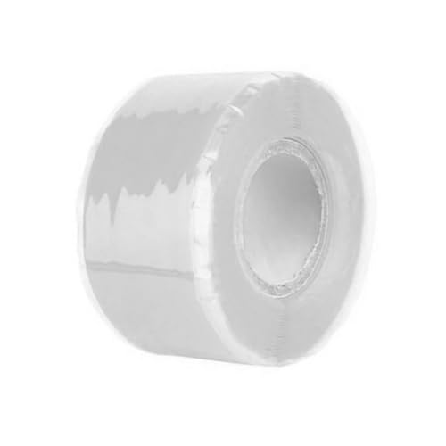 Badezimmerversiegelung Klebeband selbst klebt, Silikon-Rohrreparaturband, wasserdicht, Leckreparatur, mehrfarbig, mehrere Größen(White,3METERS-2.5CM) von FOELANNE