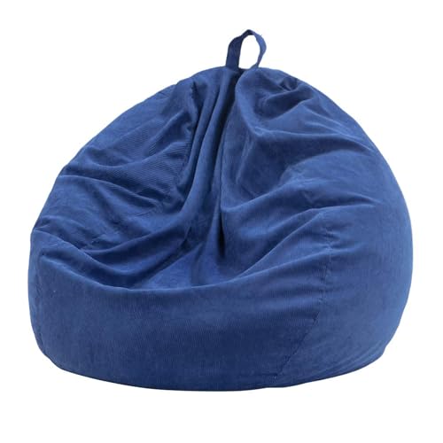 Beutel Stühle, (Ohne Füllmaterial) for Teenager und Erwachsene, waschbarer, weicher Premium-Cord, Plüschspielzeug, Sitzsackbezug(3,85 * 110cm) von FOELANNE
