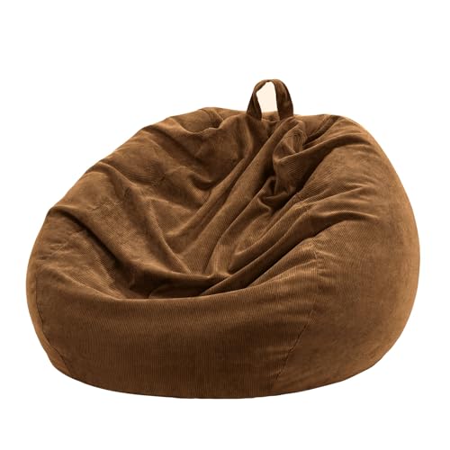 Beutel Stühle, (Ohne Füllmaterial) for Teenager und Erwachsene, waschbarer, weicher Premium-Cord, Plüschspielzeug, Sitzsackbezug(6,70 * 80cm) von FOELANNE