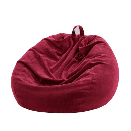 Beutel Stühle, Aufbewahrungs-Plüschtier, nur Bezug, ohne Füllung, for Teenager, Erwachsene, Lazy Sofa, Sitzsack, Stofftier(7,100 * 120cm) von FOELANNE