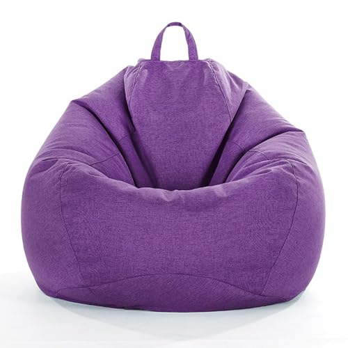Beutel Stühle, Bezug (ohne Füllmaterial) for Teenager und Erwachsene, Aufbewahrungshülle for Plüschtiere, waschbar, weich, Premium(6,100 * 125cm) von FOELANNE
