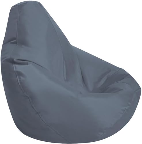 Beutel Stühle, Bezug for Lazy Sofas (ohne Füllmaterial), Aufbewahrung for Kuscheltiere, Haustiere, Hunde/Katzen, Lazy Beds, waschbarer Bezug aus Oxford-Stoff for Liegesitze(Grey,Medium) von FOELANNE