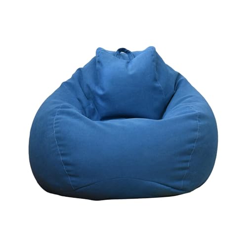 Beutel Stühle, Nur Bezug ohne Füllung for Jugendliche und Erwachsene Kuscheltier-Aufbewahrung, bequem, waschbar, weiches Leinen(10,80X90cm) von FOELANNE