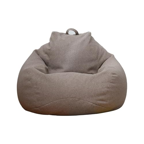 Beutel Stühle, Nur Bezug ohne Füllung for Jugendliche und Erwachsene Kuscheltier-Aufbewahrung, bequem, waschbar, weiches Leinen(7,80X90cm) von FOELANNE