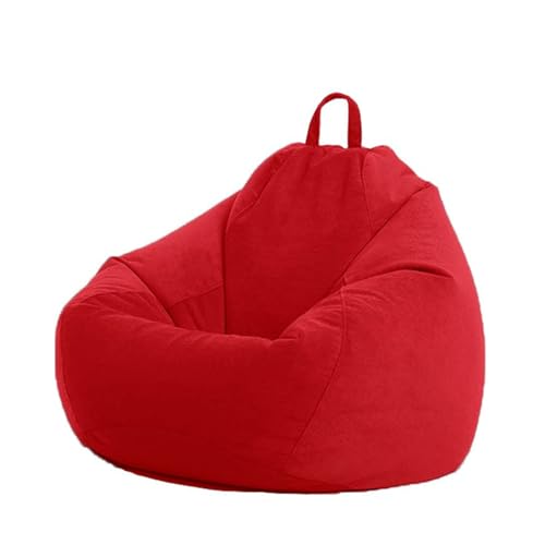Beutel Stühle, Sitzsackbezüge aus Cord (ohne Füllmaterial), weicher, einfarbiger Bezug zur Aufbewahrung von Plüschtieren for Teenager im Wohnzimmer(2,100cmx120cm) von FOELANNE