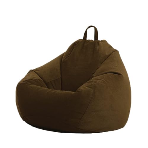 Beutel Stühle, Sitzsackbezüge aus Cord (ohne Füllmaterial), weicher, einfarbiger Bezug zur Aufbewahrung von Plüschtieren for Teenager im Wohnzimmer(5,100cmx120cm) von FOELANNE