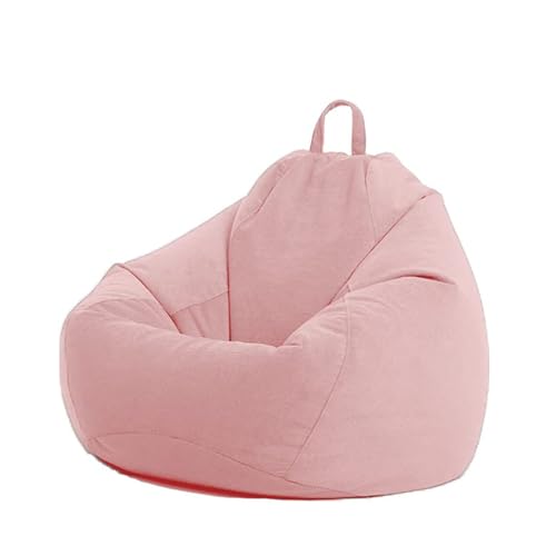 Beutel Stühle, Sitzsackbezüge aus Cord (ohne Füllmaterial), weicher, einfarbiger Bezug zur Aufbewahrung von Plüschtieren for Teenager im Wohnzimmer(6,90cmx110cm) von FOELANNE