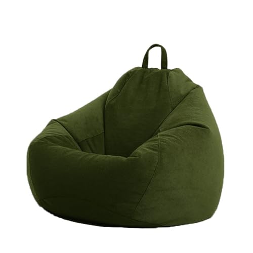 Beutel Stühle, Sitzsackbezüge aus Cord (ohne Füllmaterial), weicher, einfarbiger Bezug zur Aufbewahrung von Plüschtieren for Teenager im Wohnzimmer(7,70cm x 80cm) von FOELANNE