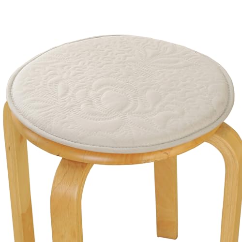Die Stühle des Essensstücks, Runde Stuhl- und Hockerauflage for Haus und Garten, Mehrfarbig, mehrere Größen(B,Diameter:34cm(13inch)) von FOELANNE