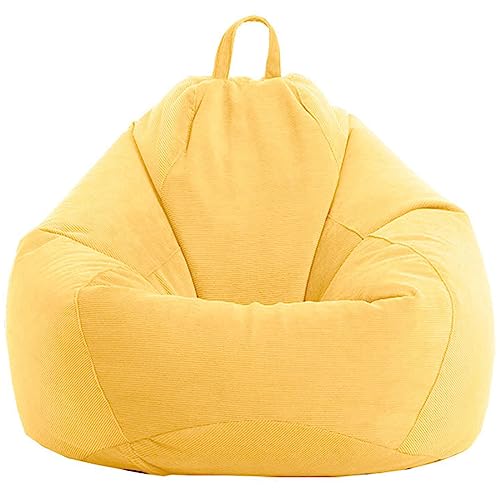 FOELANNE Beutel Stühle, (Ohne Füllmaterial) Übergroßer weicher Sofabezug for Erwachsene(11,90cmx110cm) von FOELANNE