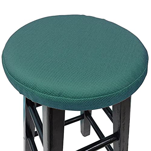 FOELANNE Die Stühle des Essensstücks, Rundes Stuhlkissen aus Baumwollleinen, Mehrfarbig, mehrere Größen(Green,30x30x5cm) von FOELANNE