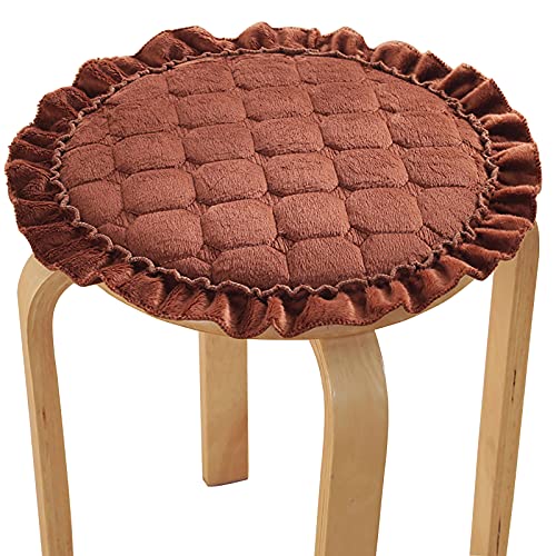 FOELANNE Die Stühle des Essensstücks, Stuhl- und Hockerkissen, Mehrfarbig, mehrere Größen(Brown,50x50x2.5cm(20x20x1inch)) von FOELANNE